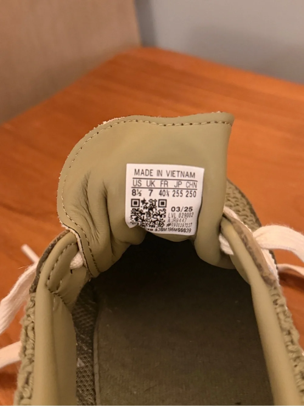 adidas Olive Green and White Women's Casual Sneakers